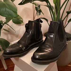 Shiny Flora Dr Martens Chelsea Boots